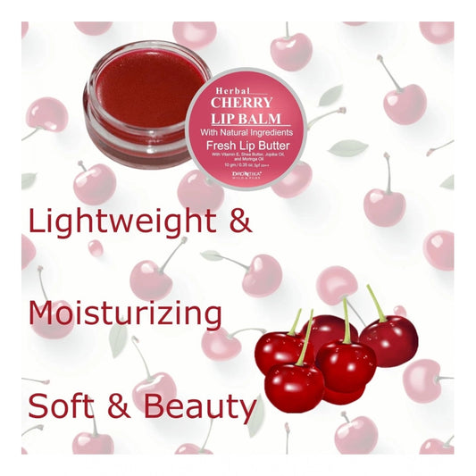 Generic Unisex Herbal Dark And Chapped Lips Cherry Lip Balm (10gm)