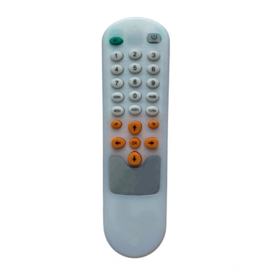 Generic Remote No. 1072 Compatible-Replacement for Doordarshan Set Top Box Remote Control (White) - POPNOVA