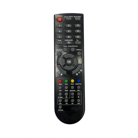 Generic Remote No. 1070 Compatible-Replacement for Onida LCD-LED TV Remote Control (Black) - POPNOVA