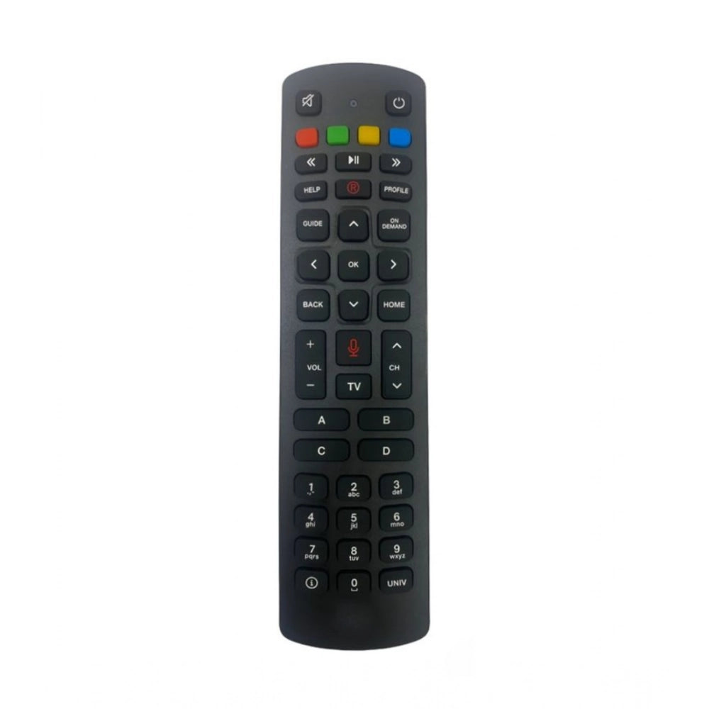 Generic Set Top Box Remote No. 1131 With Recording Functions Compatible-Replacement for Jio Fiber Set Top Box Remote Control (Black) - POPNOVA