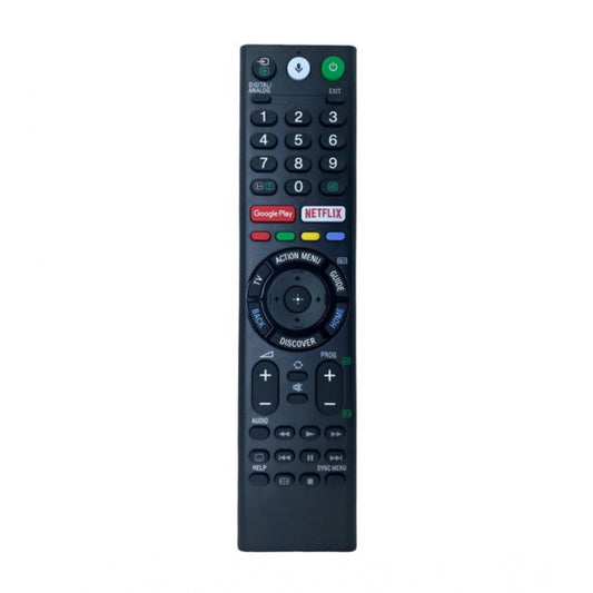 Generic Smart TV Remote No. 1136 Compatible-Replacement for Sony 4K Smart LED UHD OLED QLED Android Bravia Remote Control (Black) - POPNOVA