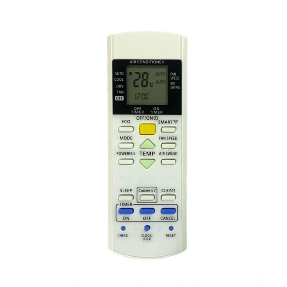Generic AC Remote No. 29J Compatible-Replacement for Panasonic - Panasonic Inverter AC Remote Control (White) - POPNOVA