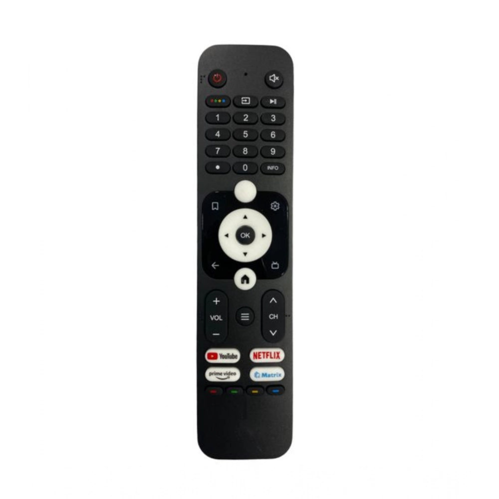 Generic Smart TV Remote No.1064 with Netflix- Prime- YouTube - Matrix Function- Compatible-Replacement for Haier Smart TV LCD-LED Remote Control (Black) - POPNOVA