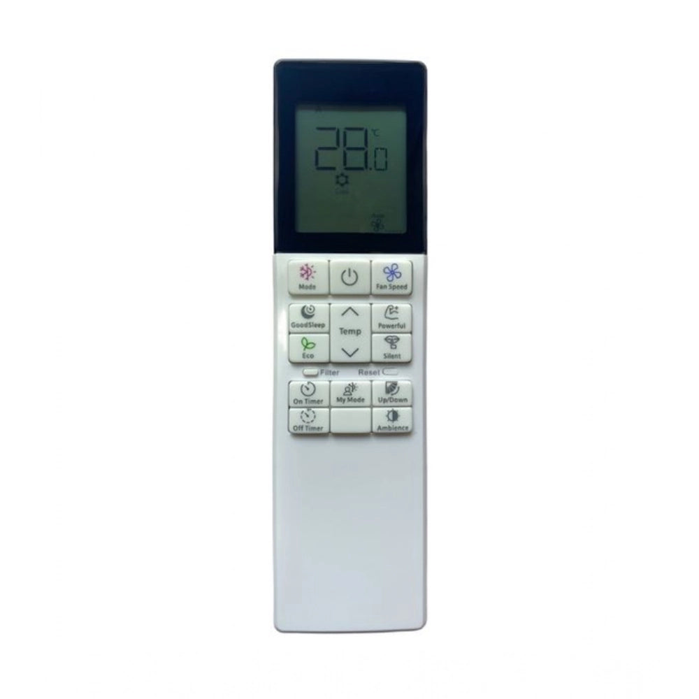 Generic AC Remote No. 272 Compatible-Replacement for Hitachi AC Remote Control (White) - POPNOVA