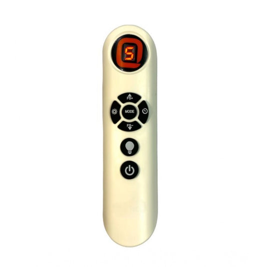 Generic Fan Remote No. 1121 Compatible-Replacement for Orient Aero Slim Fan Remote Control (White) - POPNOVA