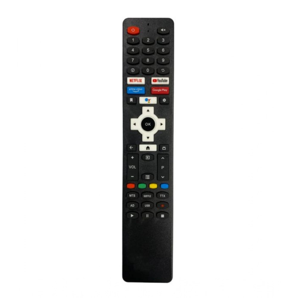 Generic Smart TV Remote No. 1065 with Netflix- Prime- YouTube Function- Compatible-Replacement for Sansui Smart TV LCD-LED Remote Control (Black) - POPNOVA