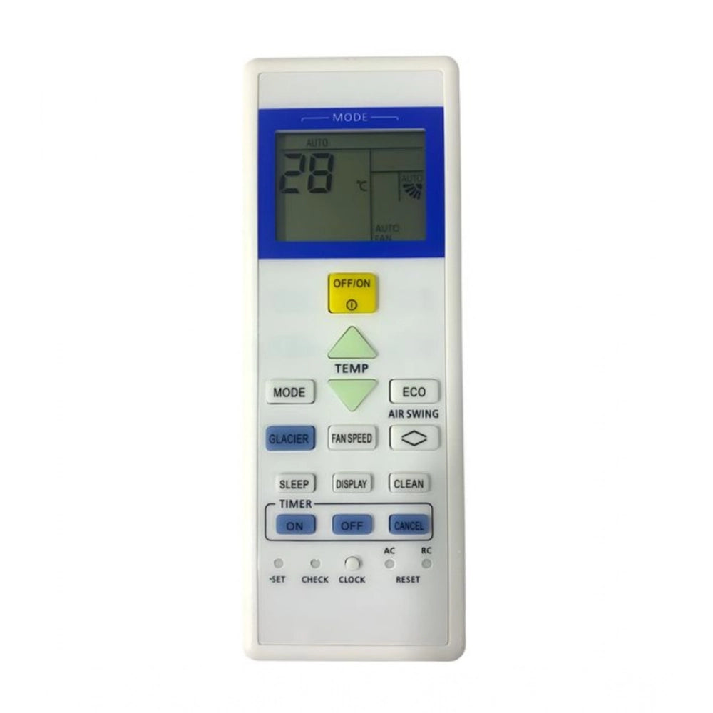 Generic AC Remote No. 157D Compatible-Replacement for Sanyo AC Remote Control (White) - POPNOVA