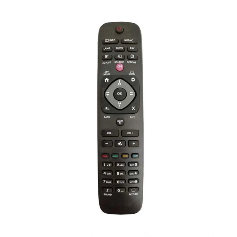Generic DTH Remote No. 1079 with DDB Function Compatible-Replacement for Philips LED with DTH Combined Remote Control (Black) - POPNOVA