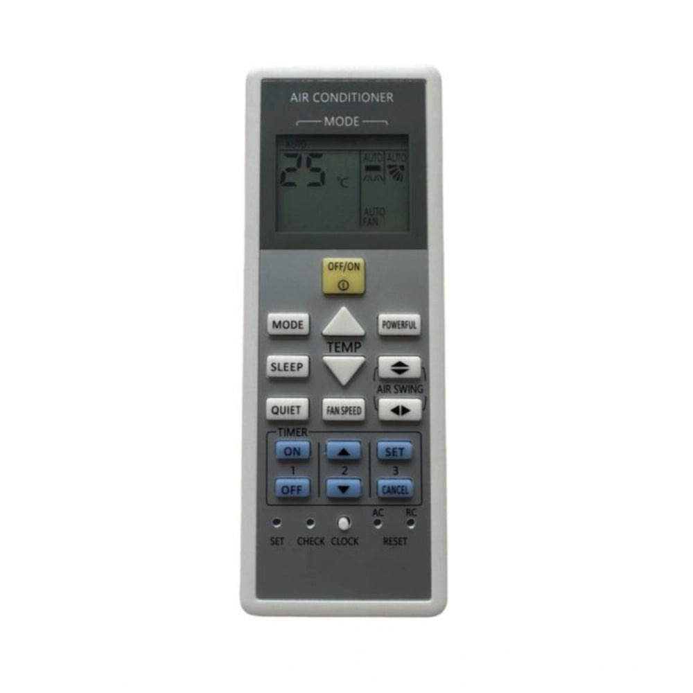 Generic AC Remote No. 157B Compatible-Replacement for Panasonic AC Remote Control (Grey) - POPNOVA