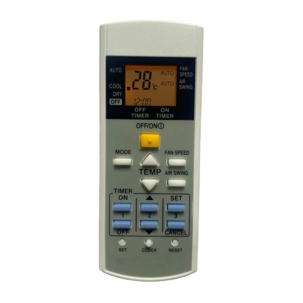 Generic AC Remote No.29 with Backlight Panasonic AC Remote Control (White) - POPNOVA
