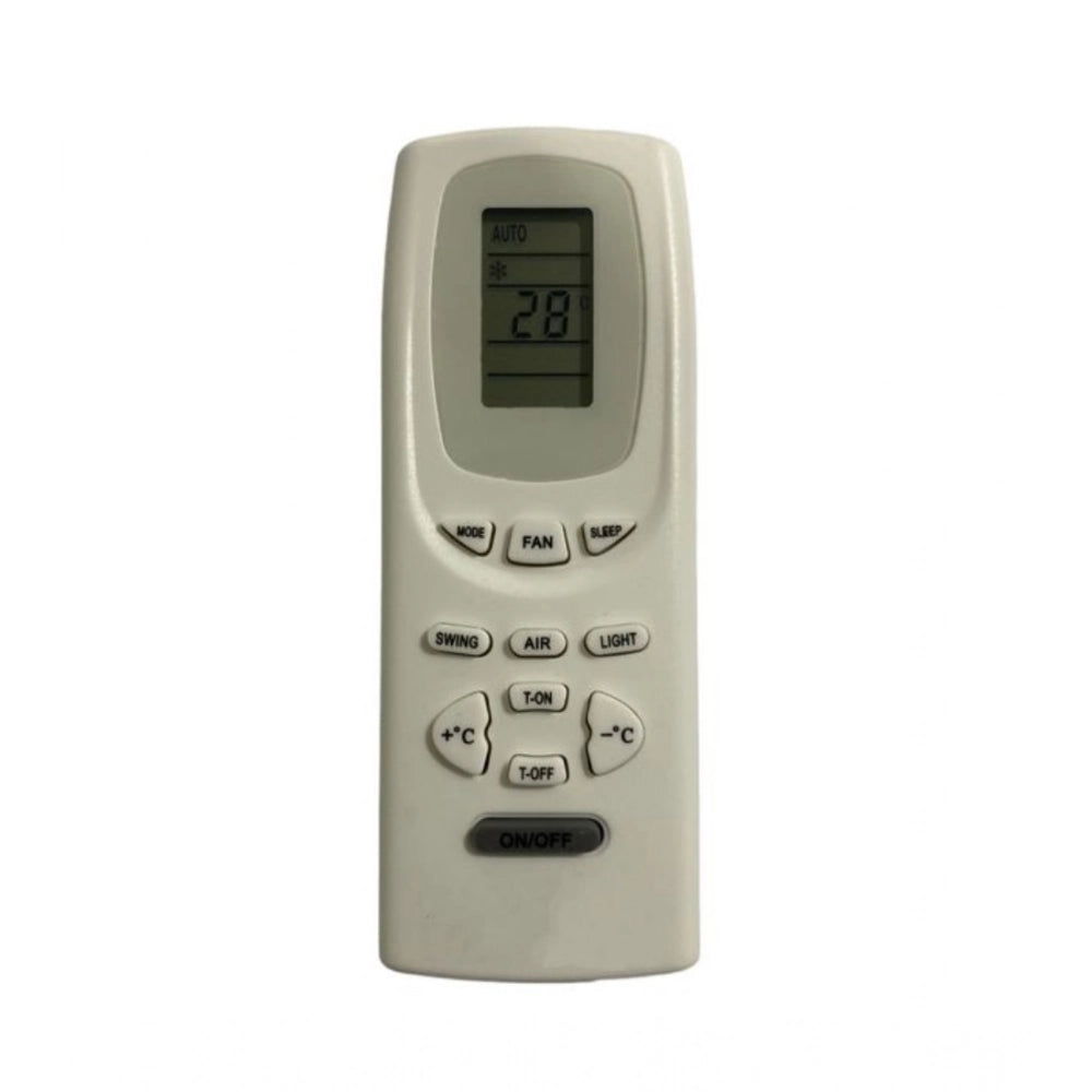 Generic AC Remote No.19 No Backlight Onida AC Remote Control (White) - POPNOVA