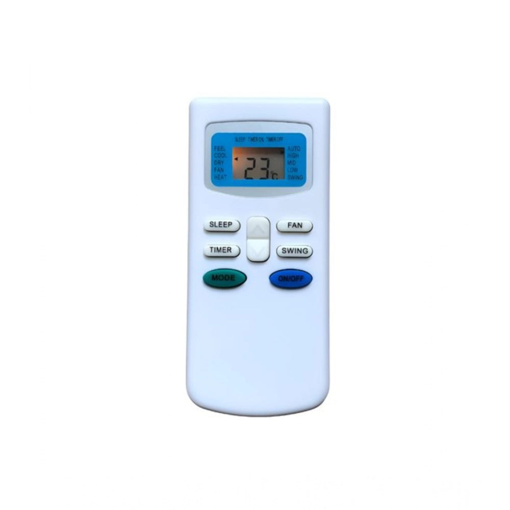 Generic AC Remote No.17 with Backlight Videocon AC Remote Control (White) - POPNOVA