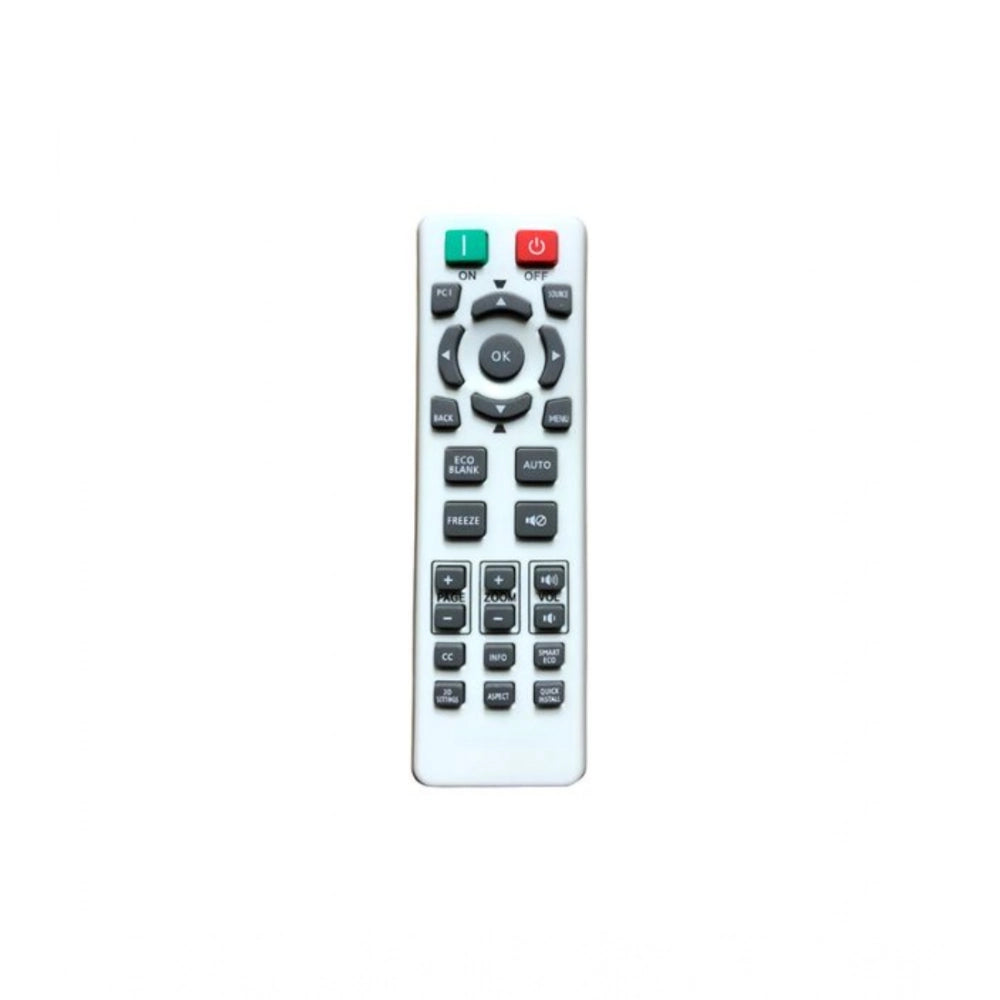 Generic Projector Remote No.1170, Benq Projector Remote (White) - POPNOVA