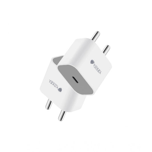 VOXEL 20 Watt ' C ' Port PD Charger AB Plastic (White) - product image 1