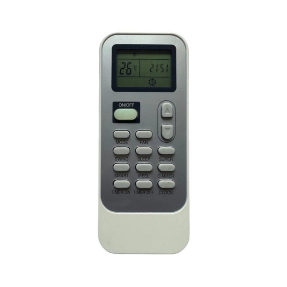 Generic AC Remote No.134 No Backlight Llyod AC Remote Control (White) - POPNOVA