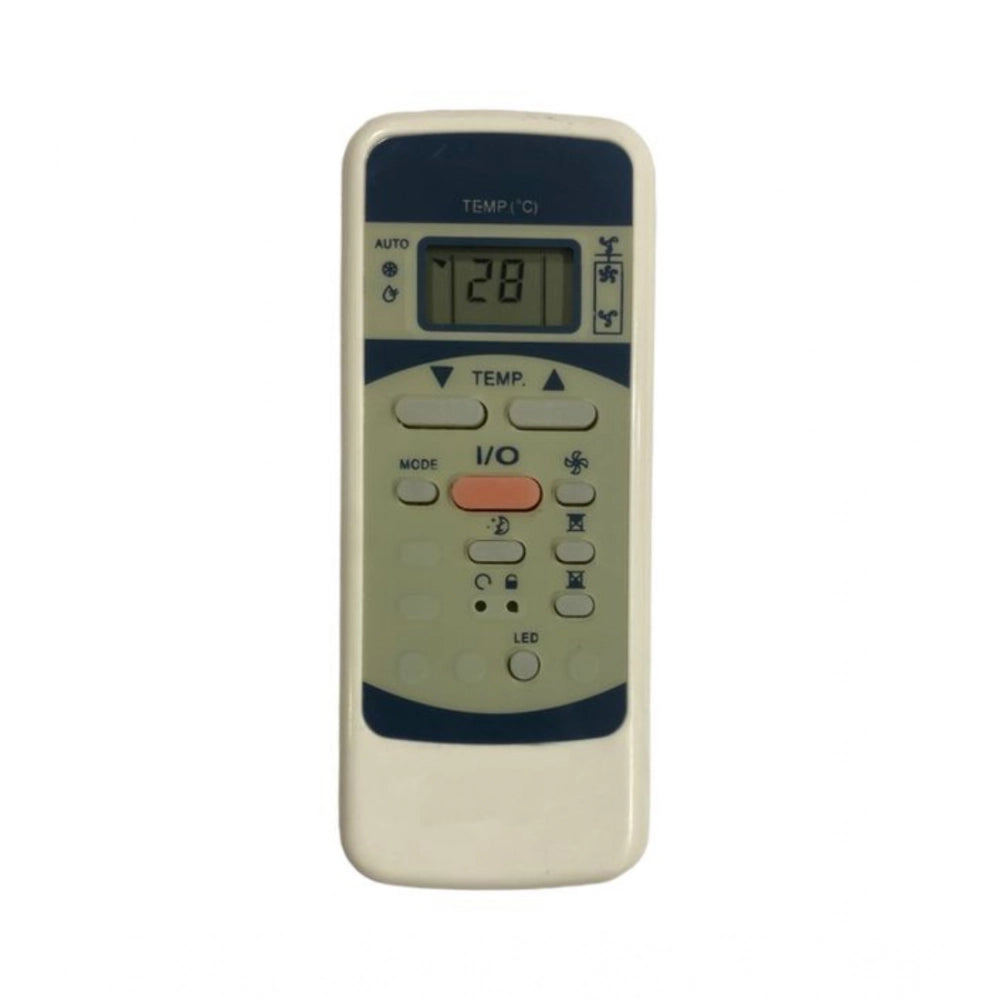 Generic AC Remote No.152 No Backlight Kelvinator AC Remote Control (White) - POPNOVA