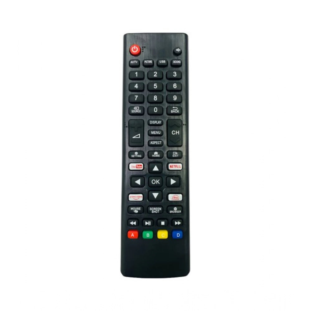 Generic Smart TV Remote No.1209 Crown Smart TV LCD LED Remote Control (Black) - POPNOVA