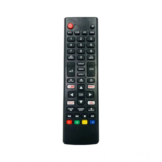 Generic Smart TV Remote No.1209 Crown Smart TV LCD LED Remote Control (Black) - POPNOVA