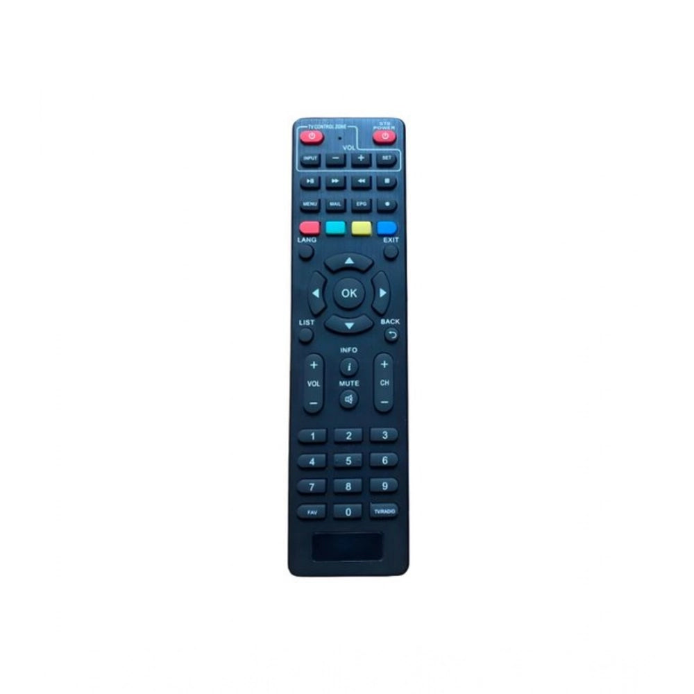 Generic Set Top Box Remote No.1188, Compatible with Siti Digital HD+ Set Top Box Remote Control (Black) - POPNOVA