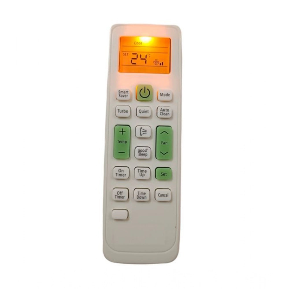 Generic AC Remote No.90 with Backlight Samsung AC Remote Control (White) - POPNOVA