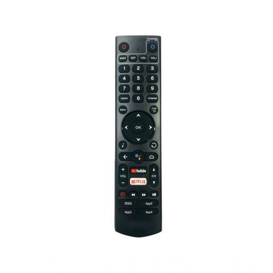 Generic Smart TV Remote No.1194 with Voice Hathway Smart TV LCD LED Remote Control (Black) - POPNOVA