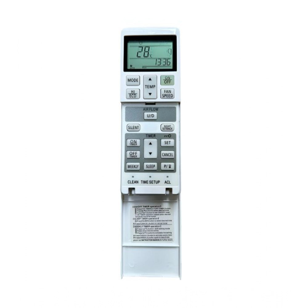 Generic AC Remote No.250 Mitsubishi AC Remote Control, White (White) - POPNOVA