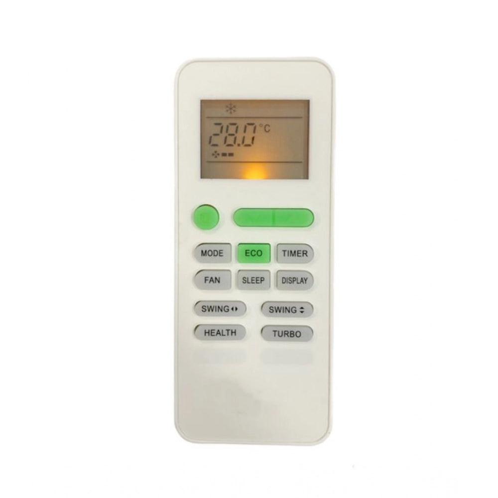 Generic AC Remote No.145 with Backlight IFB AC Remote Control (White) - POPNOVA