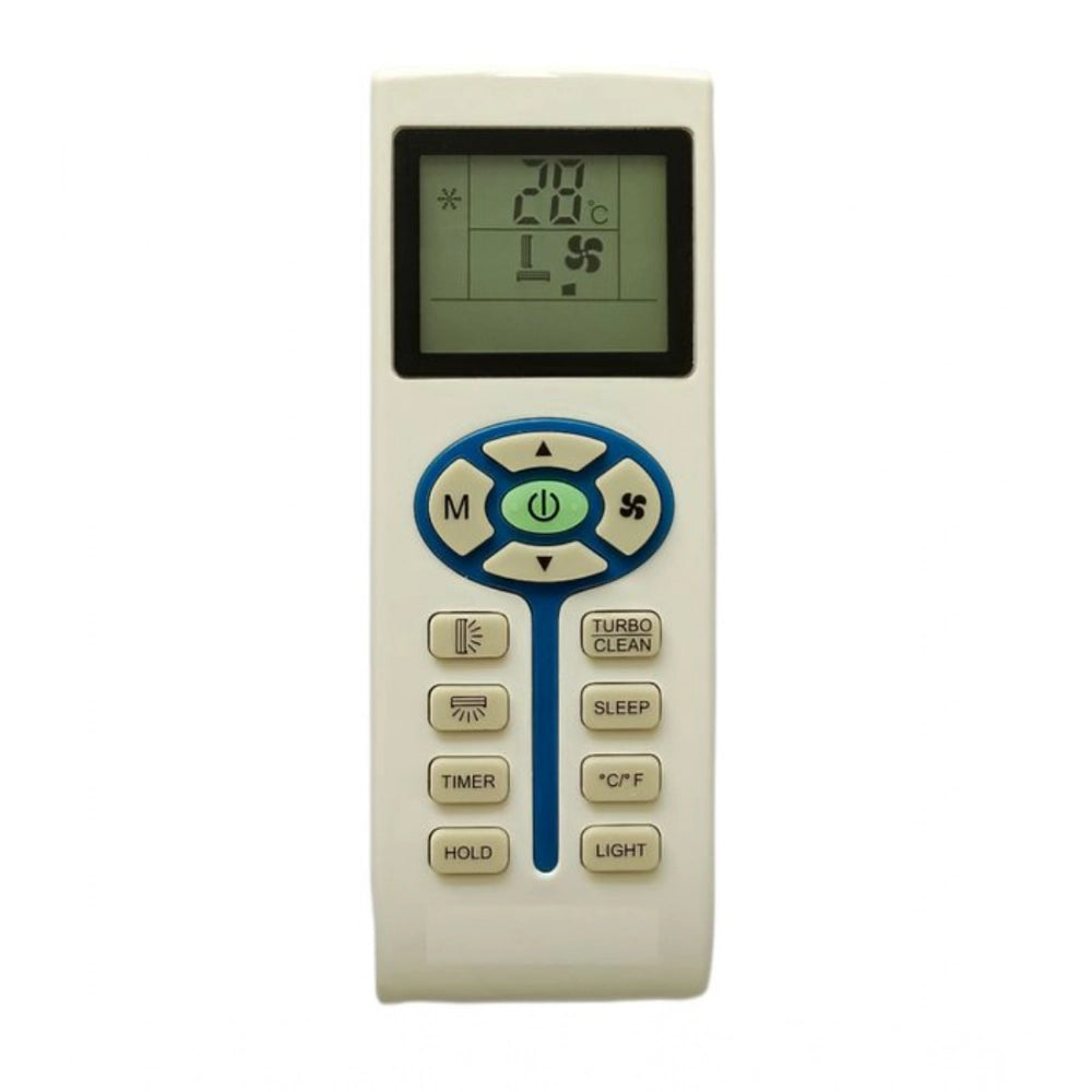 Generic AC Remote No.166 with Backlight Lloyd AC Remote Control (White) - POPNOVA