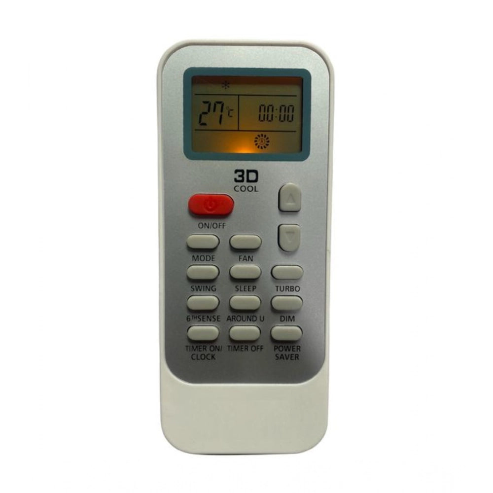 Generic AC Remote No.129 Whirlpool AC Remote Control (White) - POPNOVA