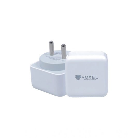 VOXEL 25 Watt ' C ' Port PD Charger AB Plastic (White) - product image 1