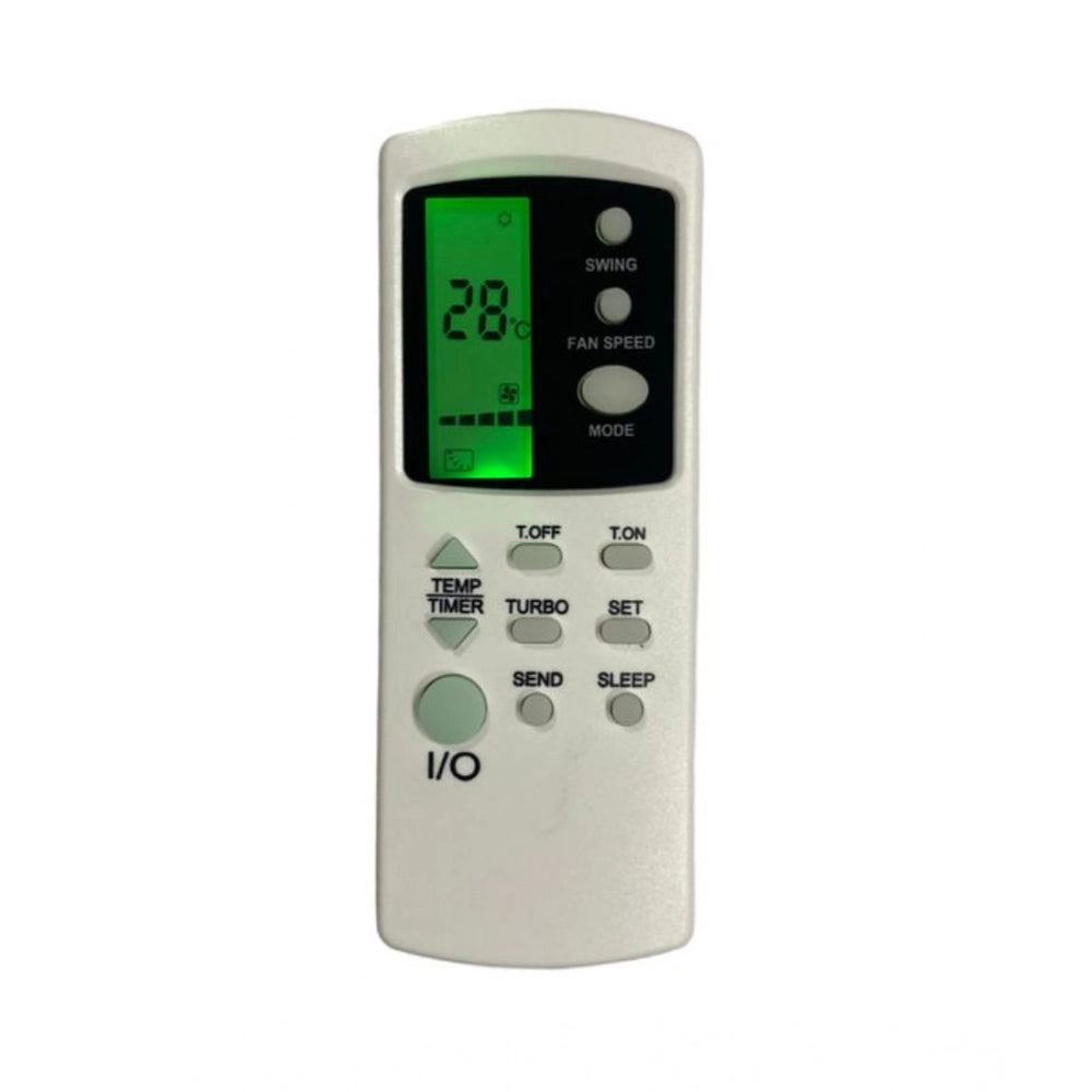 Generic AC Remote No.31 with Backlight Haier AC Remote Control (White) - POPNOVA