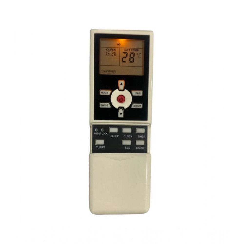 Generic AC Remote No.55 with Backlight Videocon AC Remote Control (White) - POPNOVA