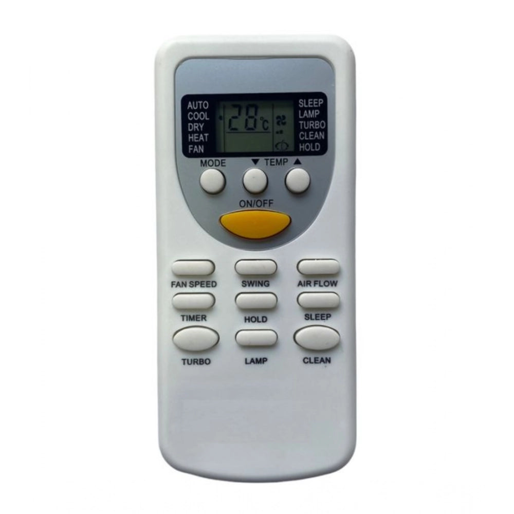 Generic AC Remote No.49 No Backlight Llyod AC Remote Control (White) - POPNOVA