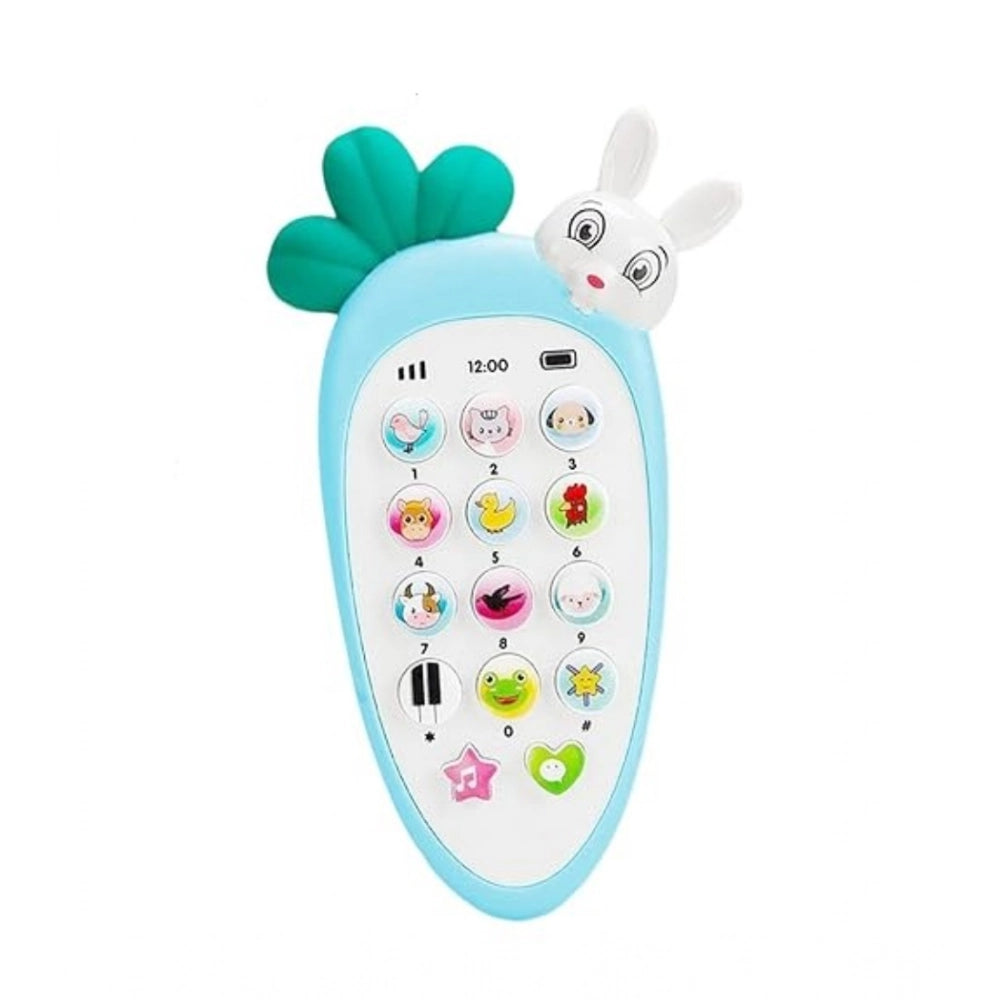 Plastic Rabit Mobile Phone Toy For Kids With Music And Light Early Educational Smart Phone (Multicolor ) kids toys