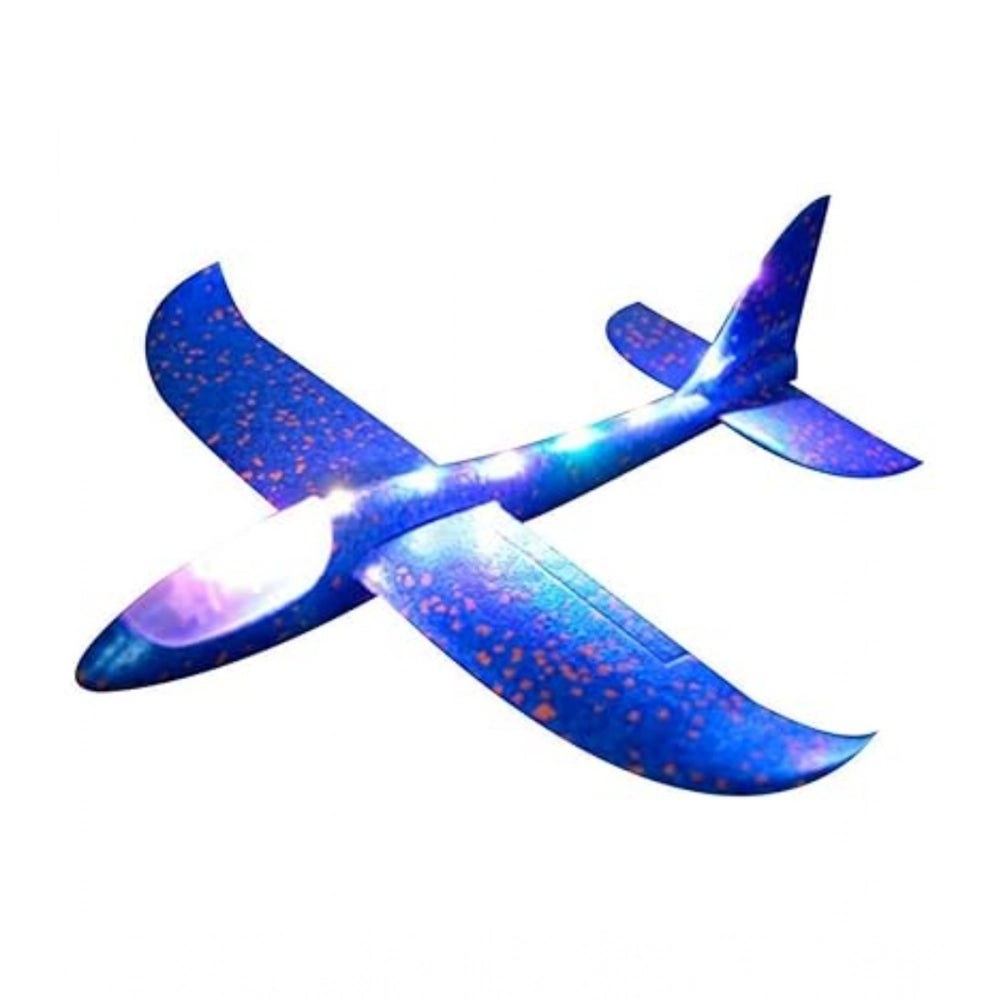 Plastic 3D Throw Foam Plane Aeroplane Gliders, Flying Aircraft Pack Of 1 (Multicolor ) kids toys