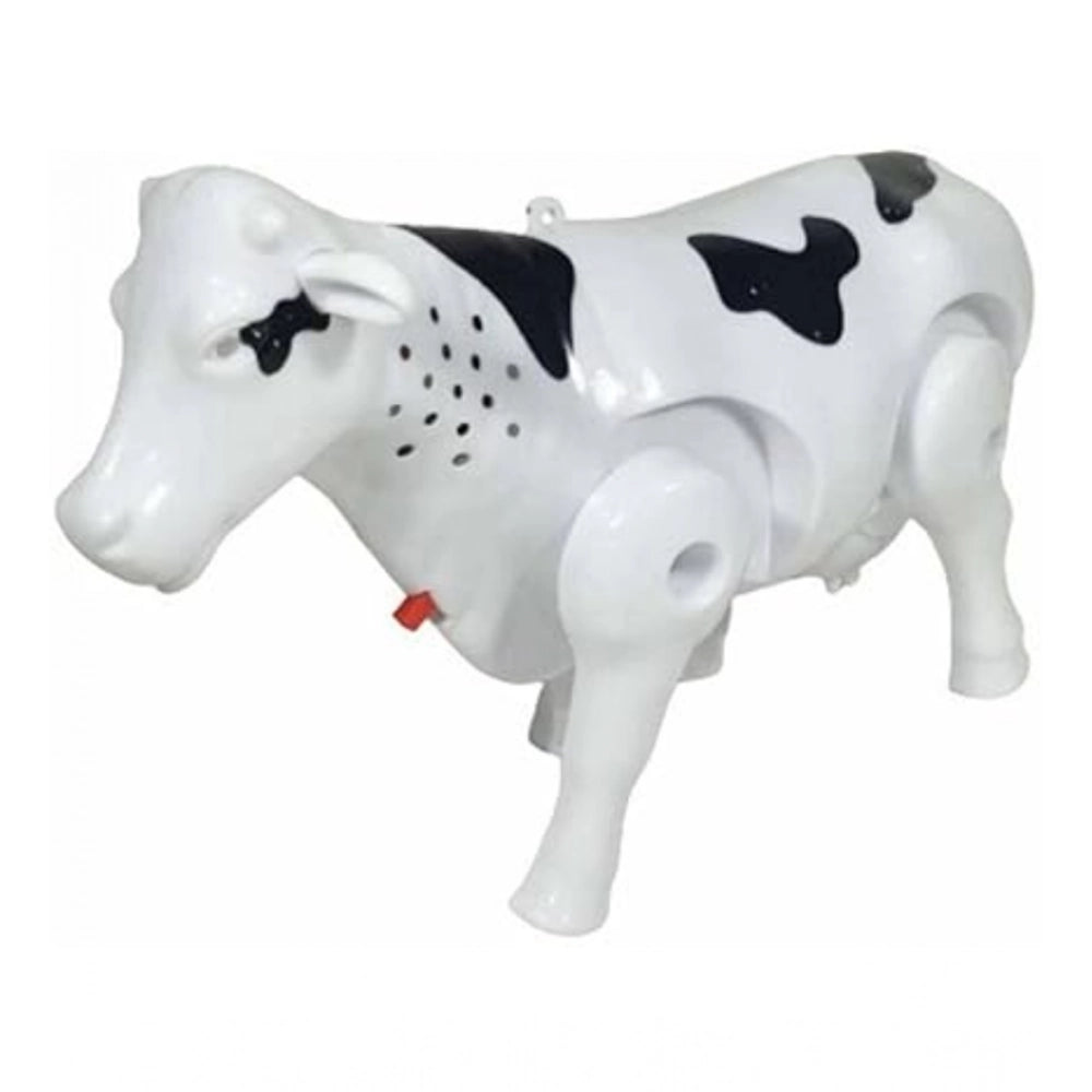 Plastic Electric Milk Cow Moving Legs And Shake Tail (Multicolor ) kids toys