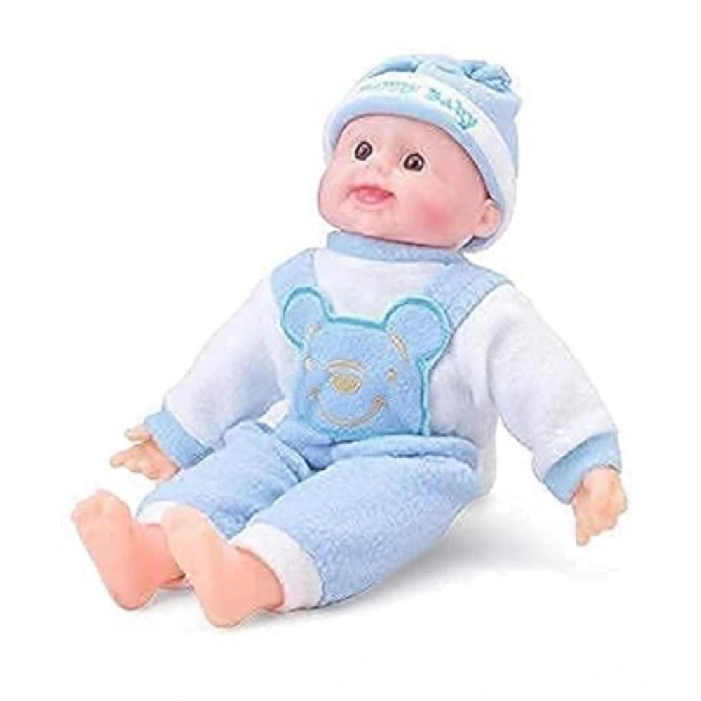 Plastic Happy Baby Laughing Musical Boy Doll With Touch Sensors - Sound Ideal Gift For Kids (Multicolor ) kids toys