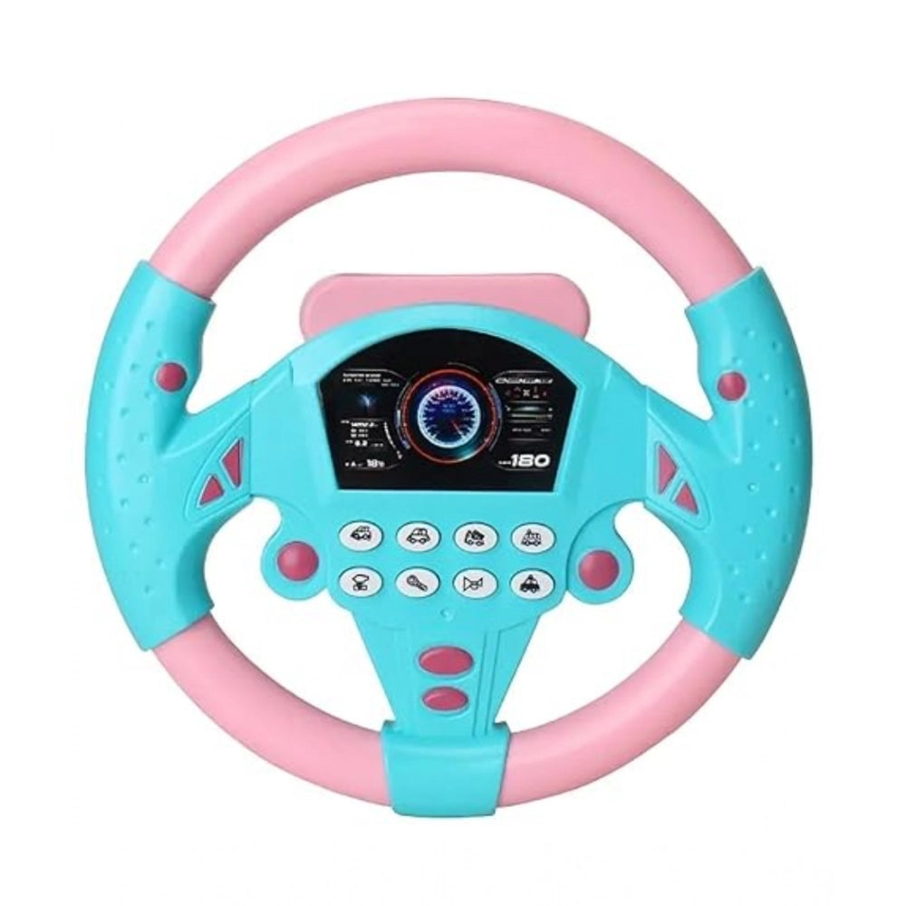 Plastic Steering Wheel Driving Controller Toy (Multicolor) kids toys