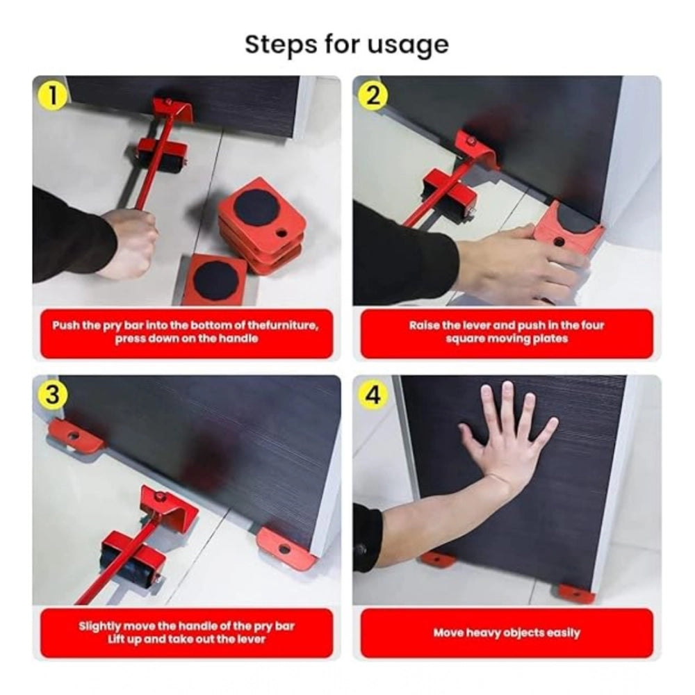Generic Plastic Lifter And Furniture Mover Shifting Tool (Multicolor )