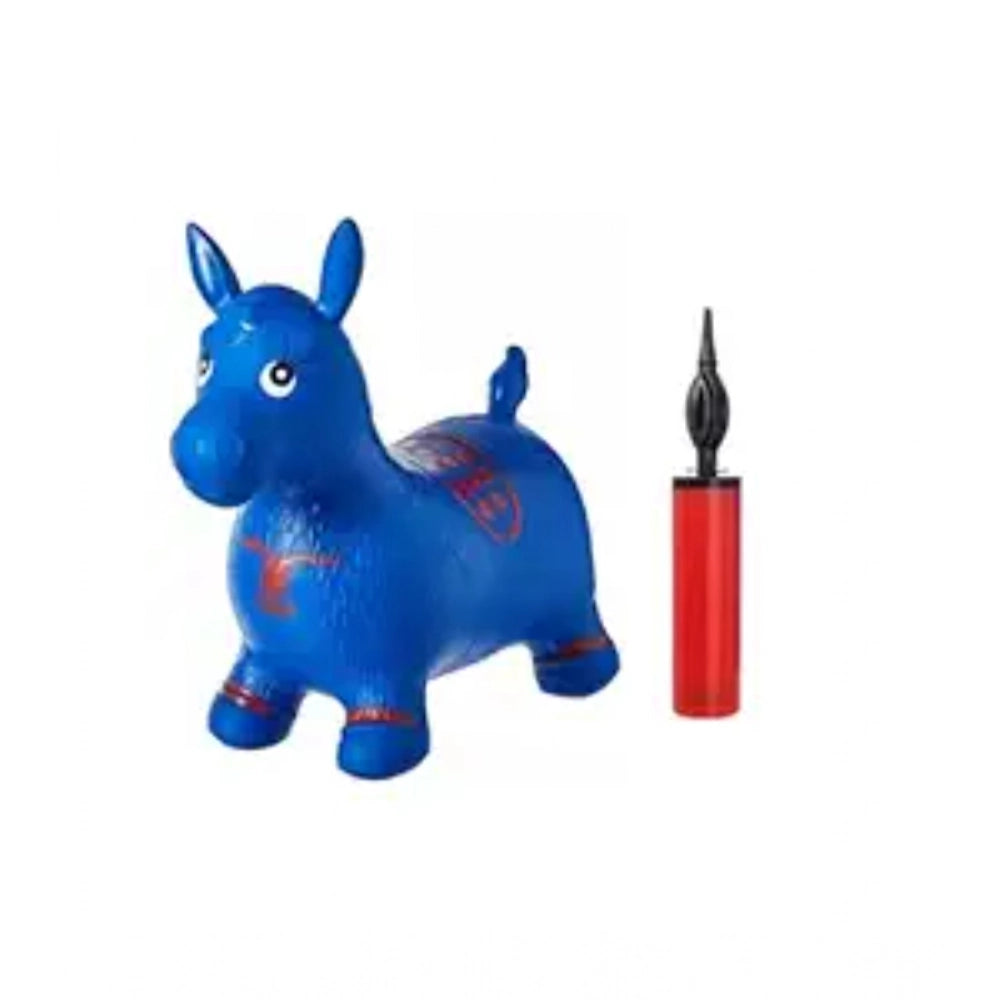 ‎‎Plastic Inflatable Jumping And Riding Horse Air Animal Shape Jumping Toys (Multicolor ) kids toys
