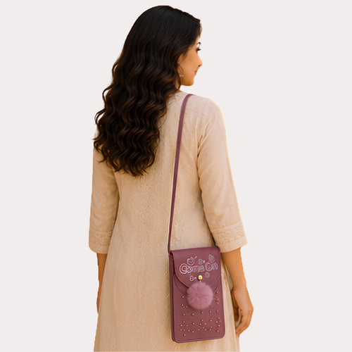 Blush Bloom Mobile Sling Bag