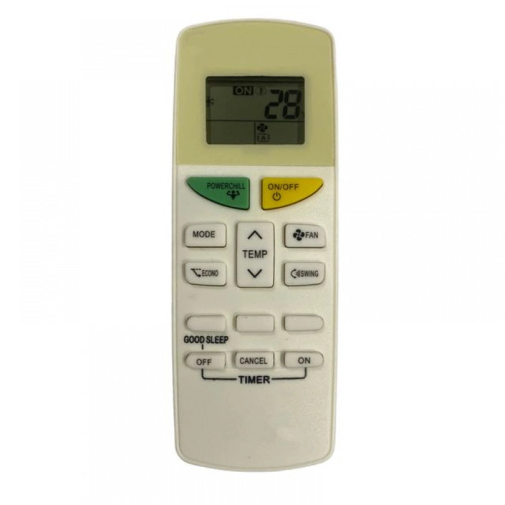 Generic Remote No. 132I (No Backlight), Compatible for Daikin &amp; Daikin Inverter AC Remote Control (Exactly Same Remote will Only Work) - POPNOVA