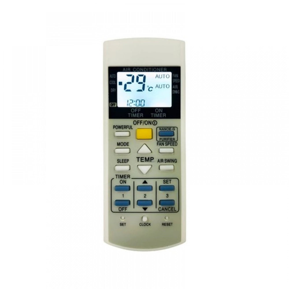 Generic Remote No. 29D (with Backlight), Compatible for Panasonic AC Remote Control (Exactly Same Remote Will Only Work) - POPNOVA