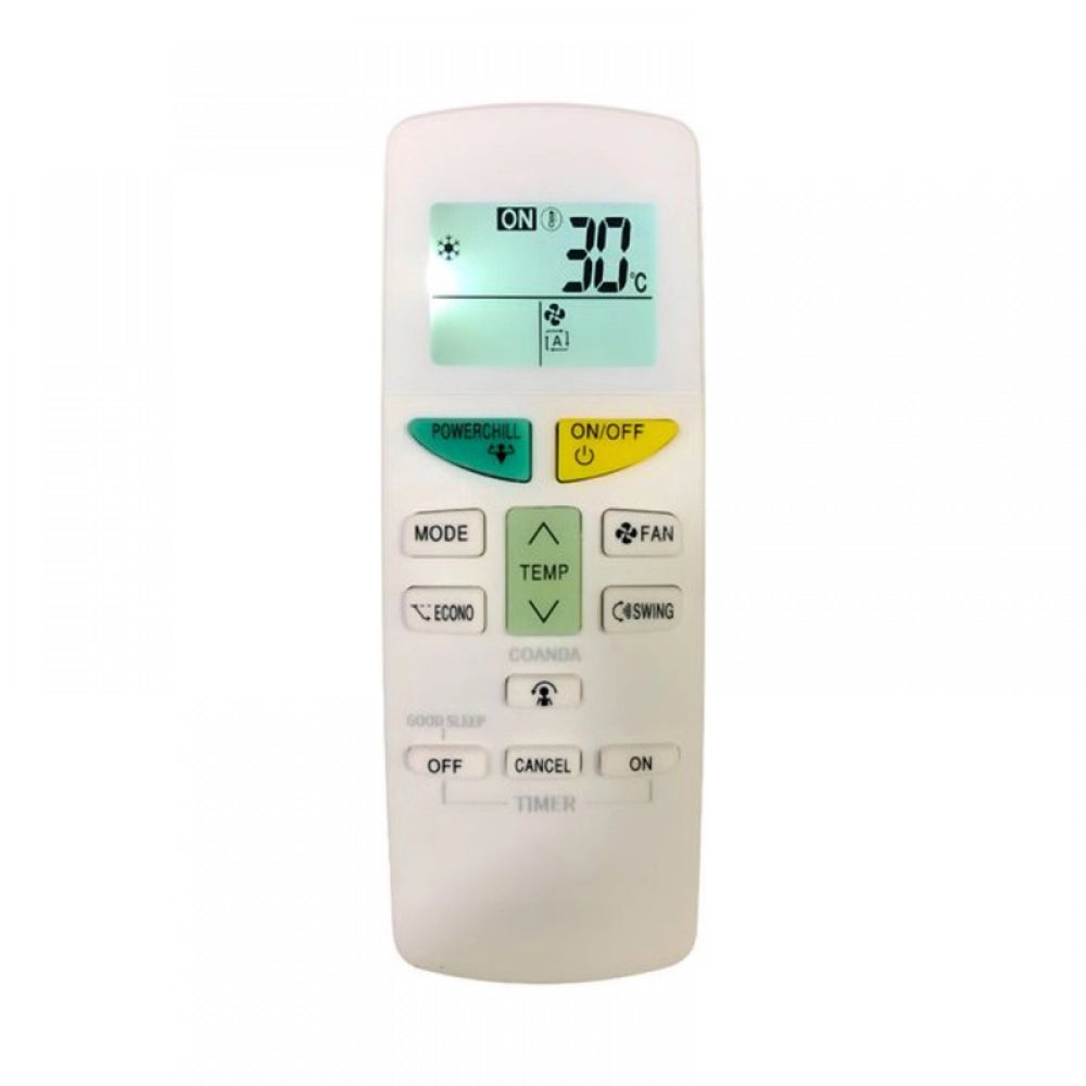 Generic Remote No. 132B (with Backlight), Compatible for Daikin AC Remote Control (Exactly Same Remote Will Only Work) - POPNOVA