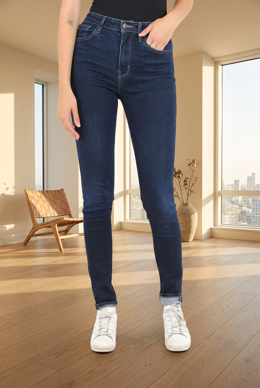 Women's Skinny-Fit Slim Denim Pants - POPNOVA