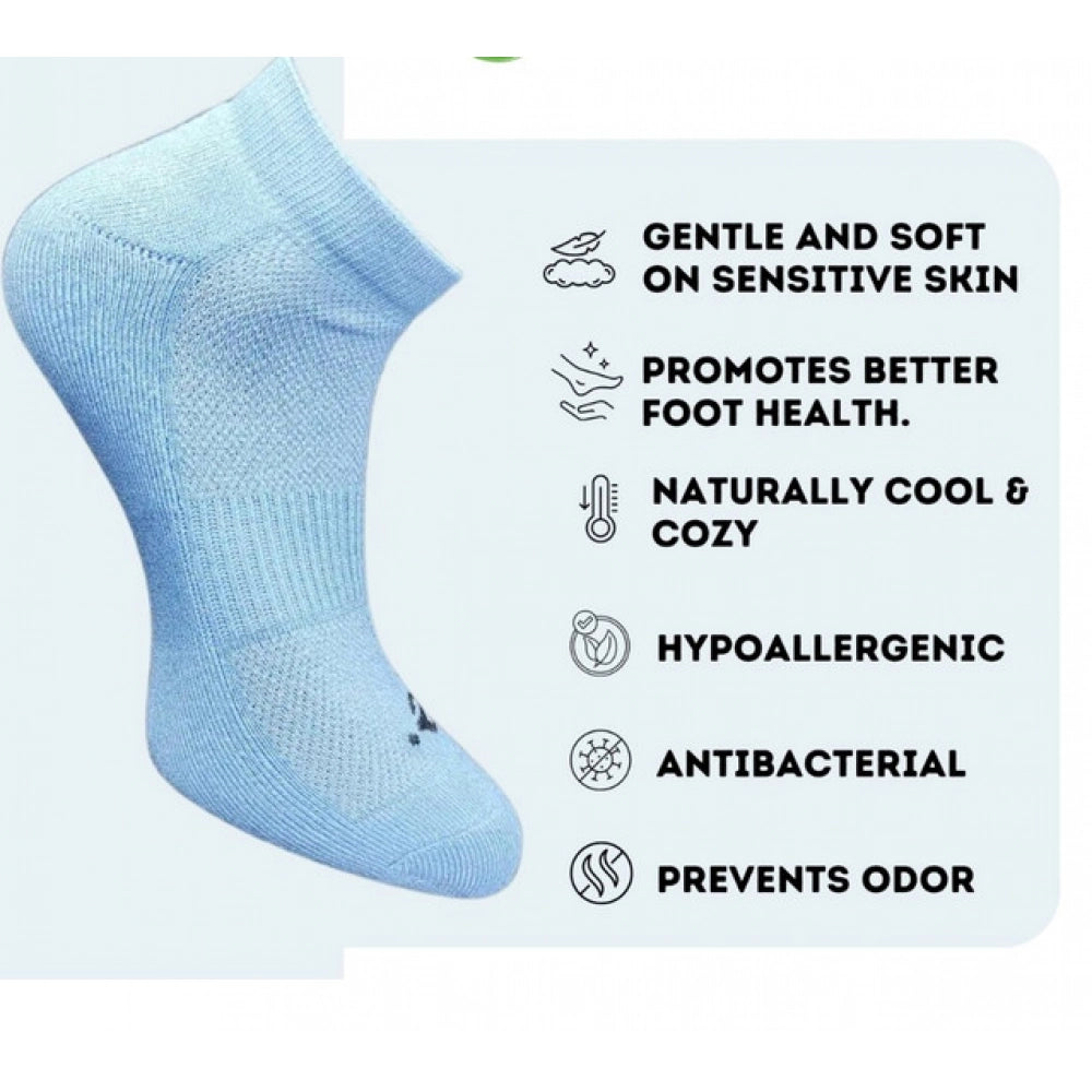 3_Pair Set Unisex Casual Cotton Printed Low Cut Socks (Multicolor)