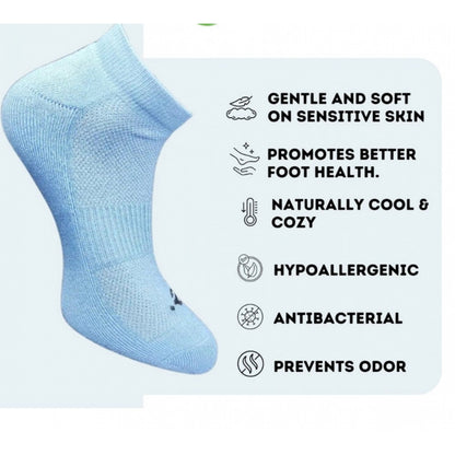 3_Pair Set Unisex Casual Cotton Printed Low Cut Socks (Multicolor)