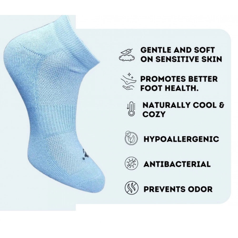 3_Pair Set Unisex Casual Cotton Printed Low Cut Socks (Multicolor)