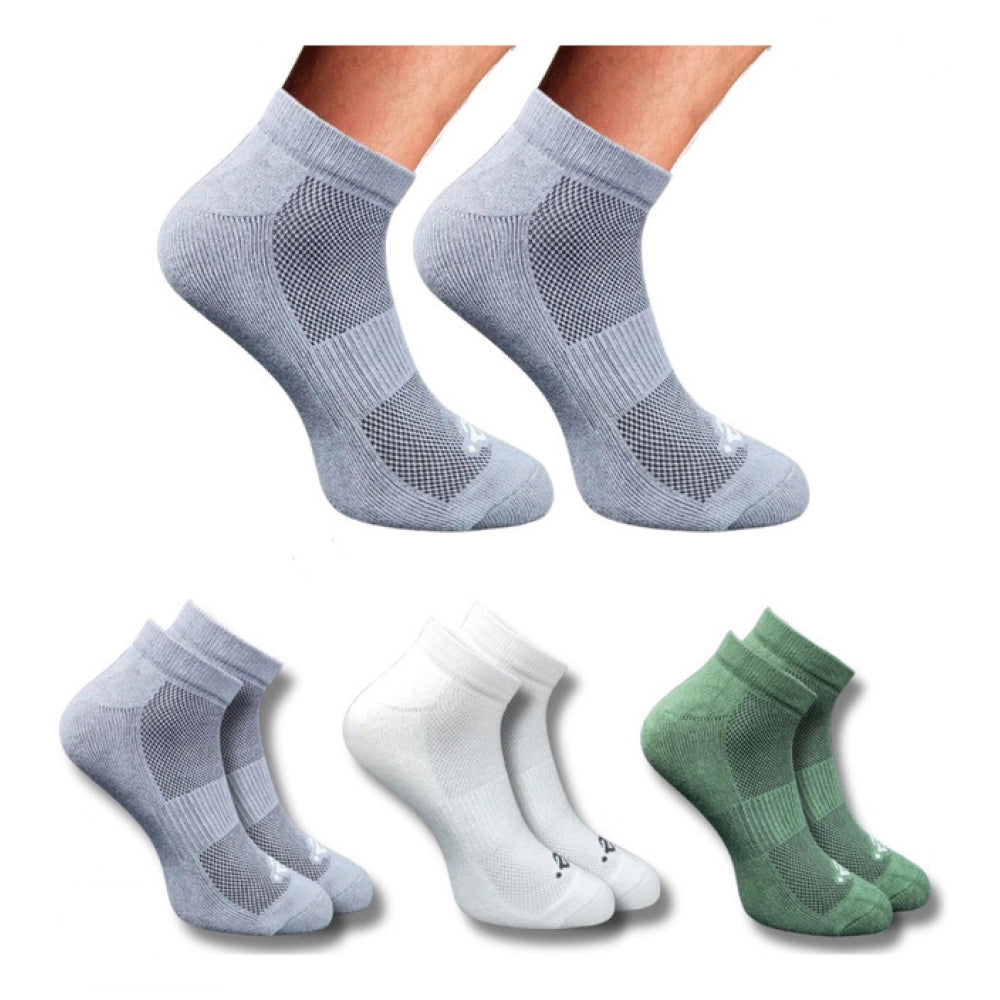 3_Pair Set Unisex Casual Cotton Printed Low Cut Socks (Multicolor)