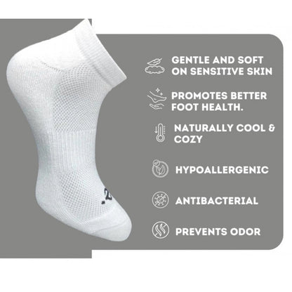 3_Pair Set Unisex Casual Cotton Printed Low Cut Socks (Multicolor)
